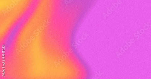 Abstract Grainy Gradient Banner with Soft Noise Effect in Sweet Spectrum Hues