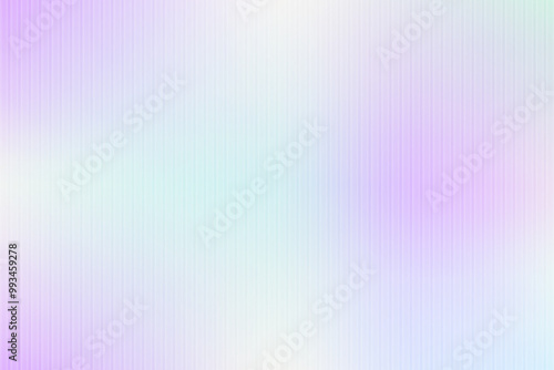 Ribbed effect Glass texture banner. Blue purple frosted acrylic bath wall. Fluted blurred background. Gradient reeded wavy sheet surface.