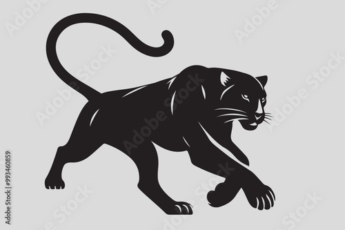illustration of a panther