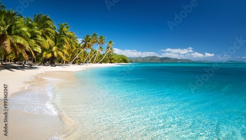 beautiful mediterranean tropical beach background