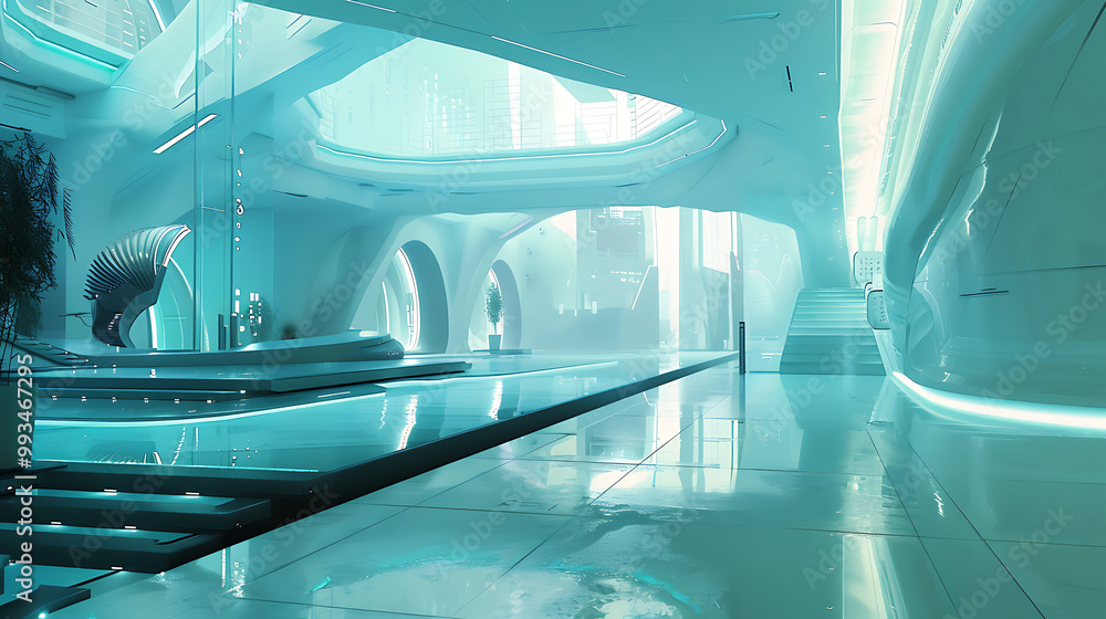 Obraz premium future technology