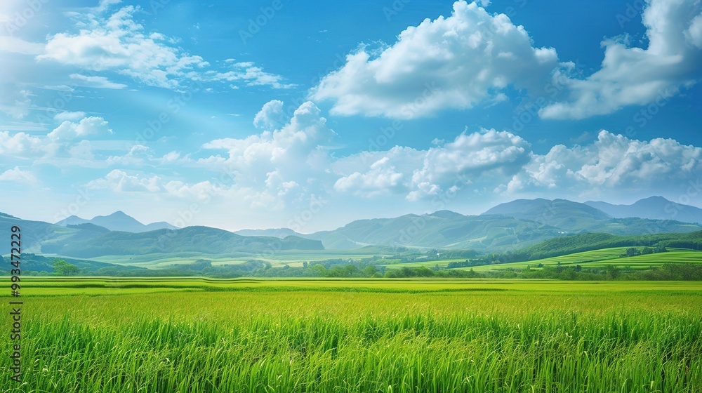 Obraz premium Gorgeous Natural Landscape Scenery Background: A Captivating Visual Feast. Discover the Tranquility and Beauty.