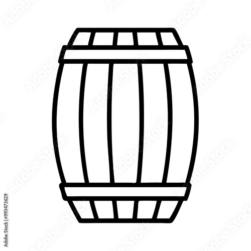 Black Barrel Icon