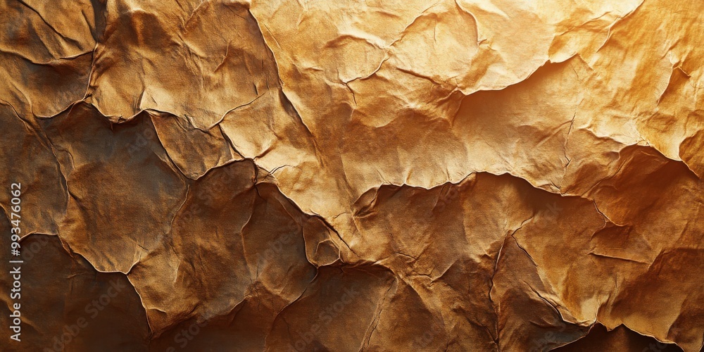High-resolution crumpled stained paper texture High-resolution crumpled stained paper texture