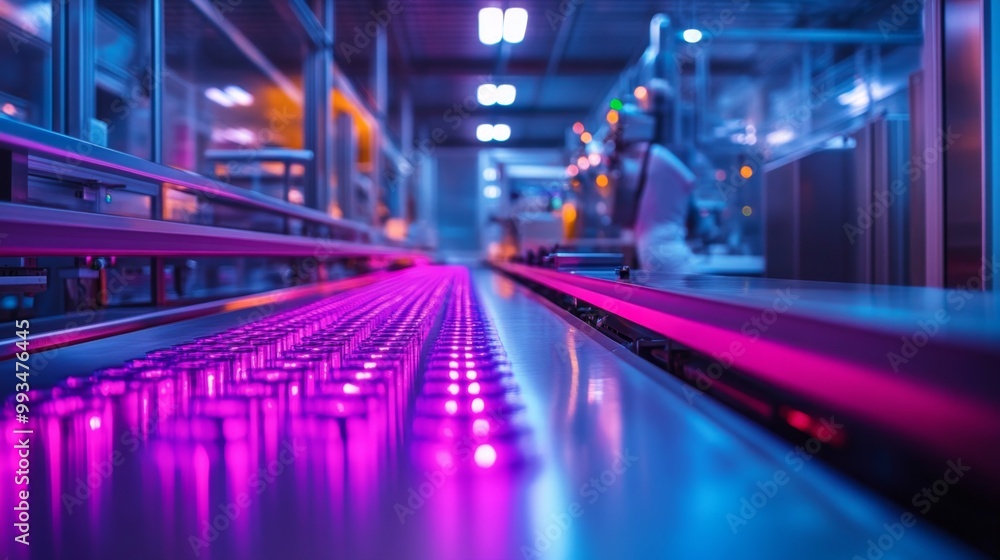Factory Conveyor Belt. Factory Conveyor Belt.