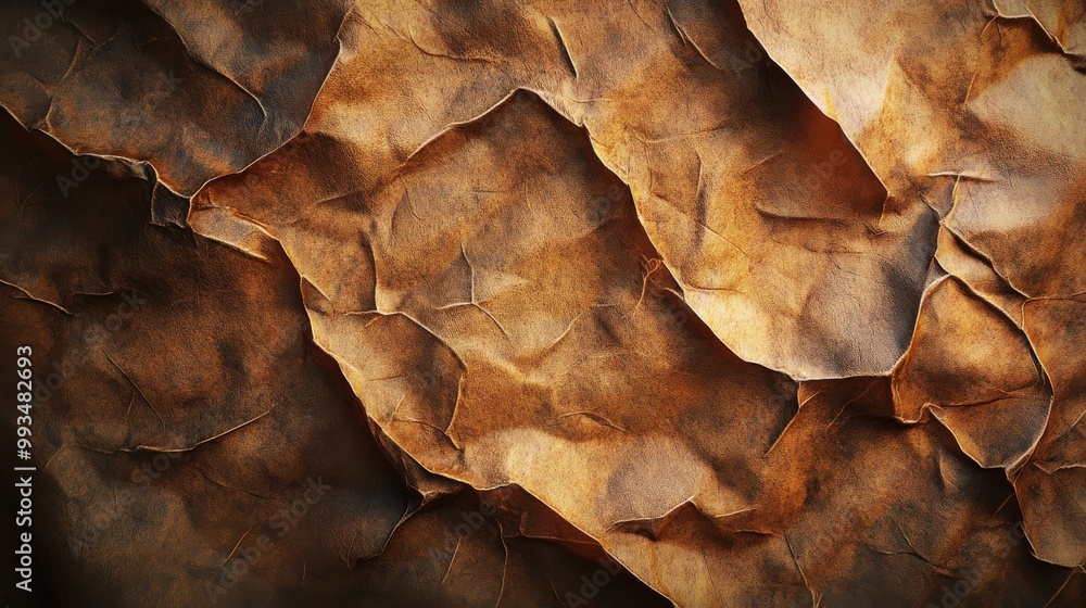 High-resolution crumpled stained paper texture High-resolution crumpled stained paper texture