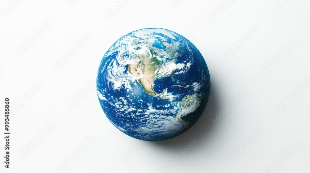 Realistic Earth horizon expanding across Realistic Earth horizon expanding across