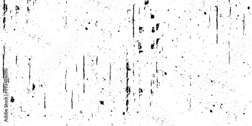 Photo metal texture with scratches and dust vector. Backdrop with spots, cracks, dots, chips.