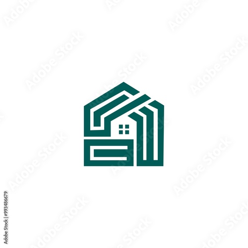 Real estate premium vector logo design