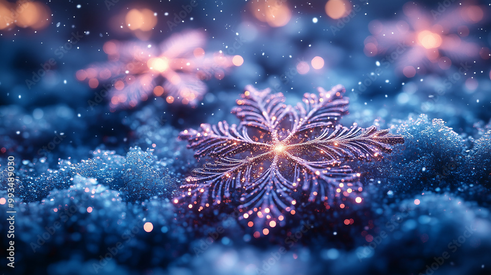 Fototapeta premium Plankton and Christmas Stars