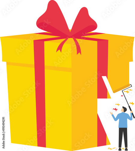 Referral rewards and Loyalty Marketing Program. Flat vector illustration

