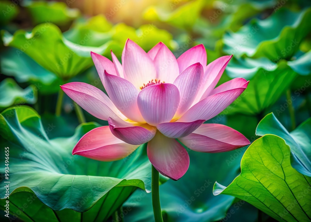 Serene Lotus Blossom Wallpaper with Gentle Shades of Pink and Green for Tranquil Home Decor Serene Lotus Blossom Wallpaper with Gentle Shades of Pink and Green for Tranquil Home Decor