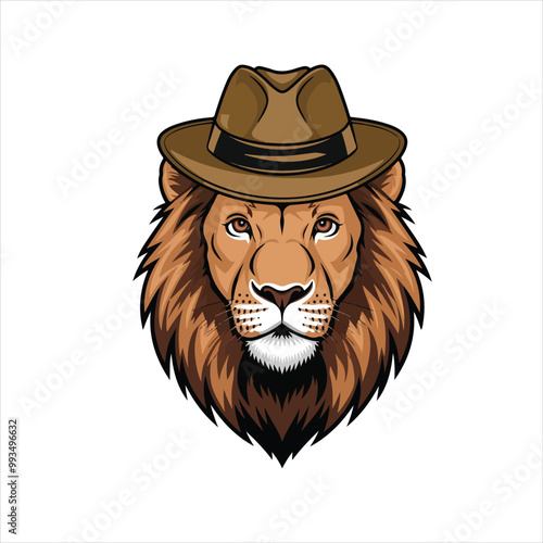 lion vector and lion head vector