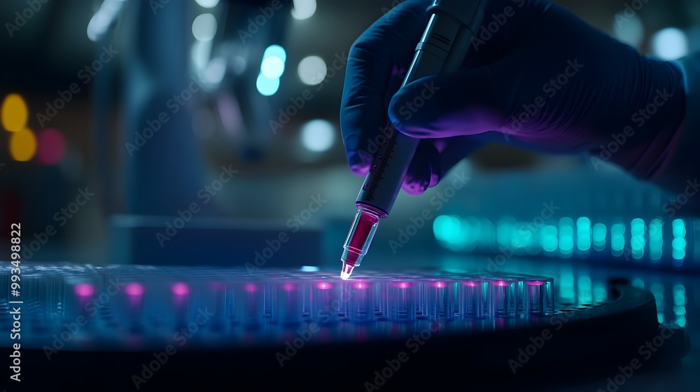 Close-up of Gene Editing Tool in Use by Researcher in High-Tech Laboratory Close-up of Gene Editing Tool in Use by Researcher in High-Tech Laboratory