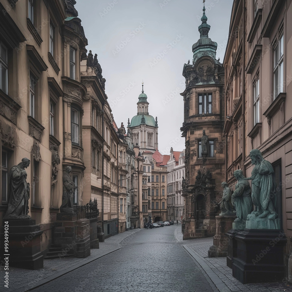 Obraz premium old town square