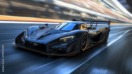 The fastest racing car is designed for maximum speed and performance, featuring advanced mechanics and exceptional capabilities, making it the champion of speed on the racetrack.