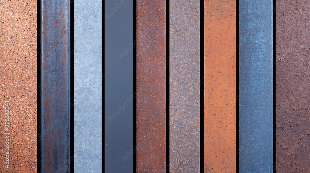 Fototapeta premium Textured Backdrop Collection, a diverse selection of rich surfaces ranging from rustic wood to smooth stone, designed to enhance visual compositions with ample copy space.