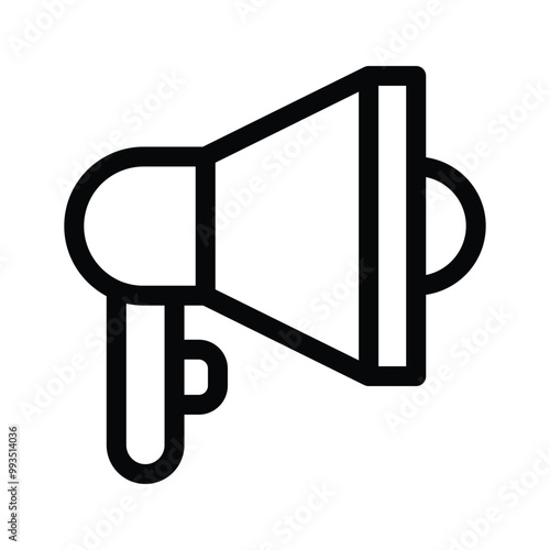 Icon of megaphone in editable style, a customizable vector of loudspeaker