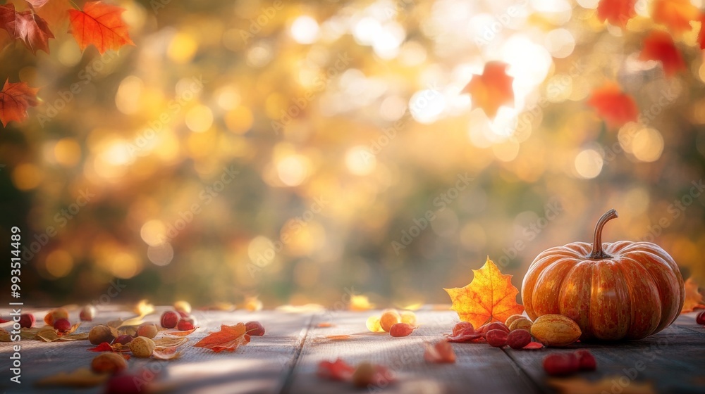 An empty scene featuring a blurred background with soft-focus autumn harvest themes and vibrant colors, creating an ideal product mockup space, An empty scene featuring a blurred background with soft-focus autumn harvest themes and vibrant colors, creating an ideal product mockup space,