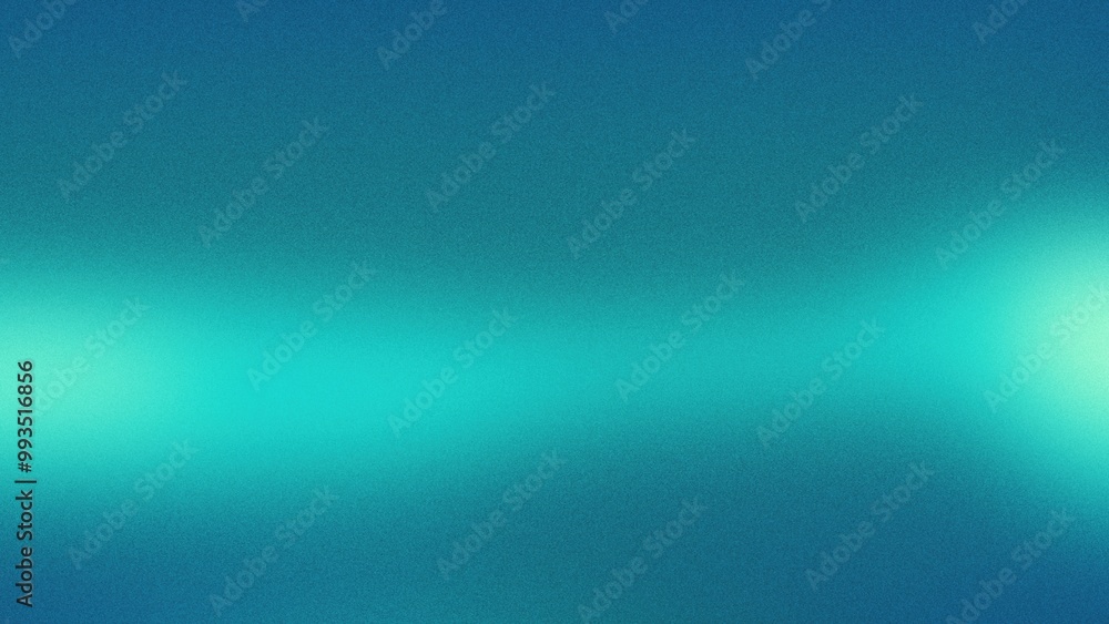 Obraz premium A grainy mix of blue and green, with a monochrome gray noisy texture, creating a dark grunge effect for banners, posters, or backdrop designs.