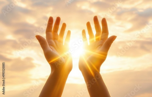 Human hands open palm up worship. Eucharist Therapy Bless God Helping Repent Catholic Easter Lent Mind Pray. Christian Religion concept background. fighting and victory for god
