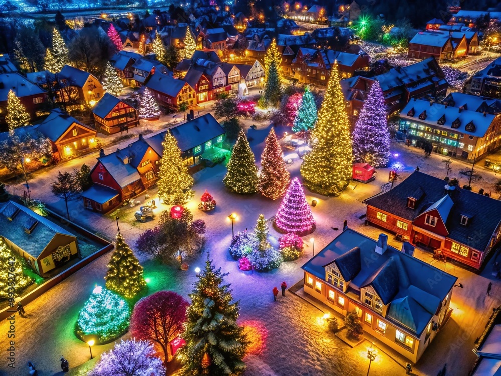 Softly Blurred Christmas Lights Creating a Magical and Festive Atmosphere for the Holiday Season Softly Blurred Christmas Lights Creating a Magical and Festive Atmosphere for the Holiday Season