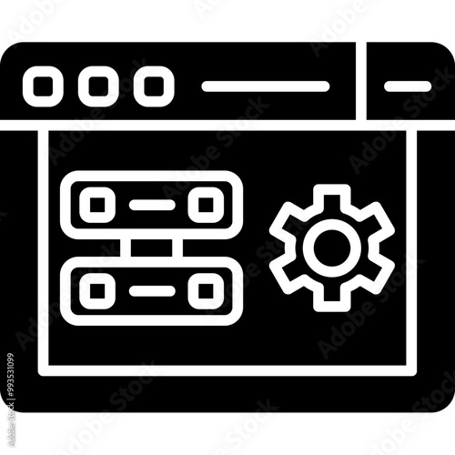 Server-Side Rendering Icon photo