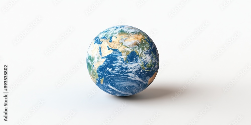 Fototapeta premium Realistic Earth horizon expanding across