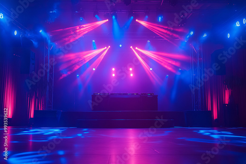 Dynamic New Year's Eve Nightclub Party with Spectacular Light Show 