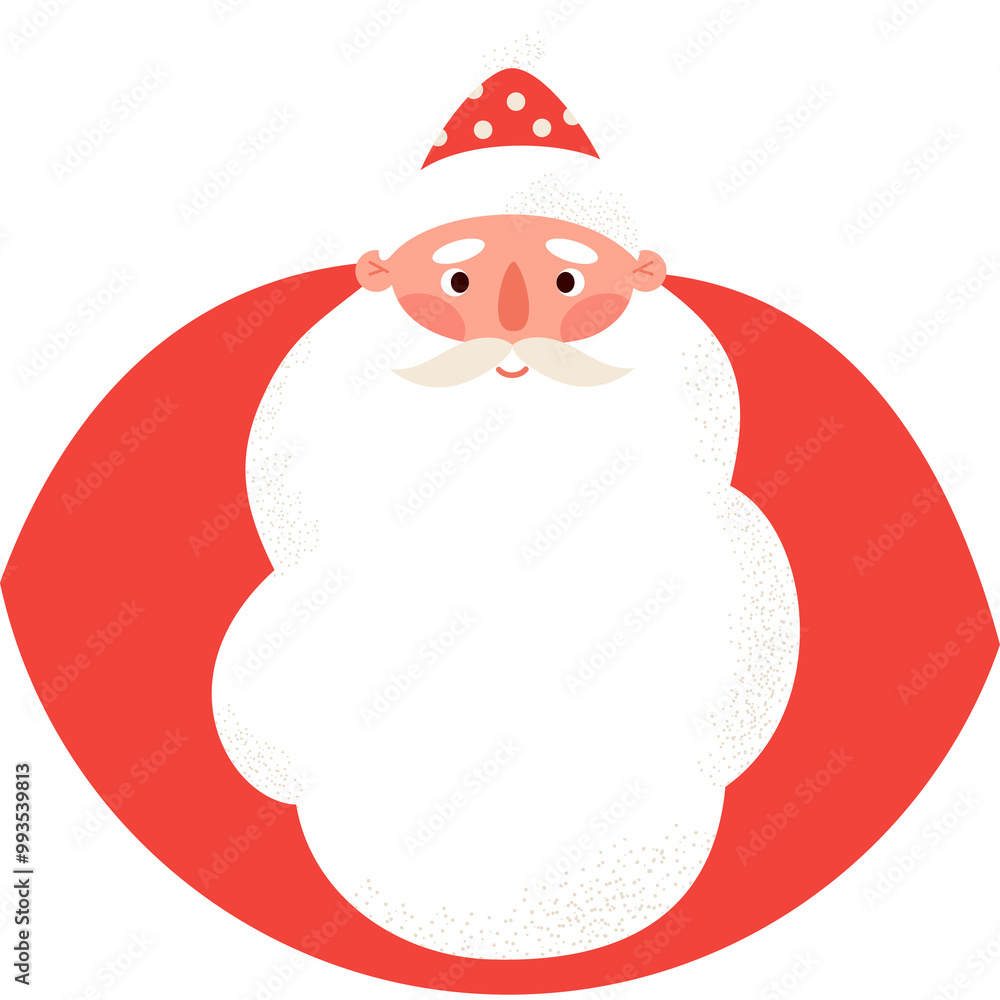 Cute Santa Claus portrait Cute Santa Claus portrait