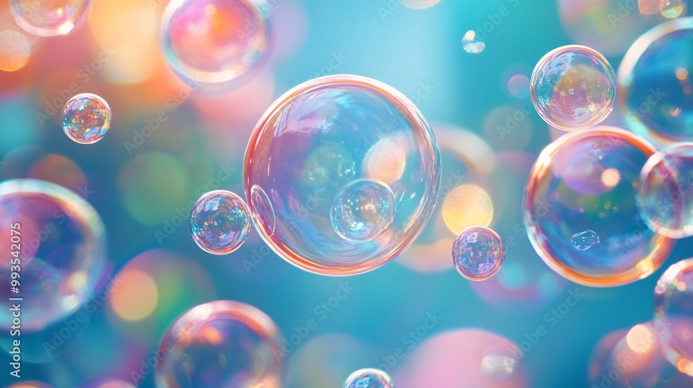 Whimsical Bubble Dance: Playful Organic Shapes in Various Sizes for a Detailed Background Whimsical Bubble Dance: Playful Organic Shapes in Various Sizes for a Detailed Background