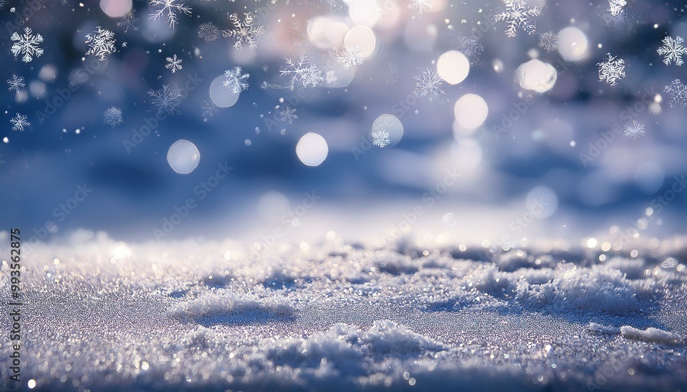 Fototapeta premium 雪の背景