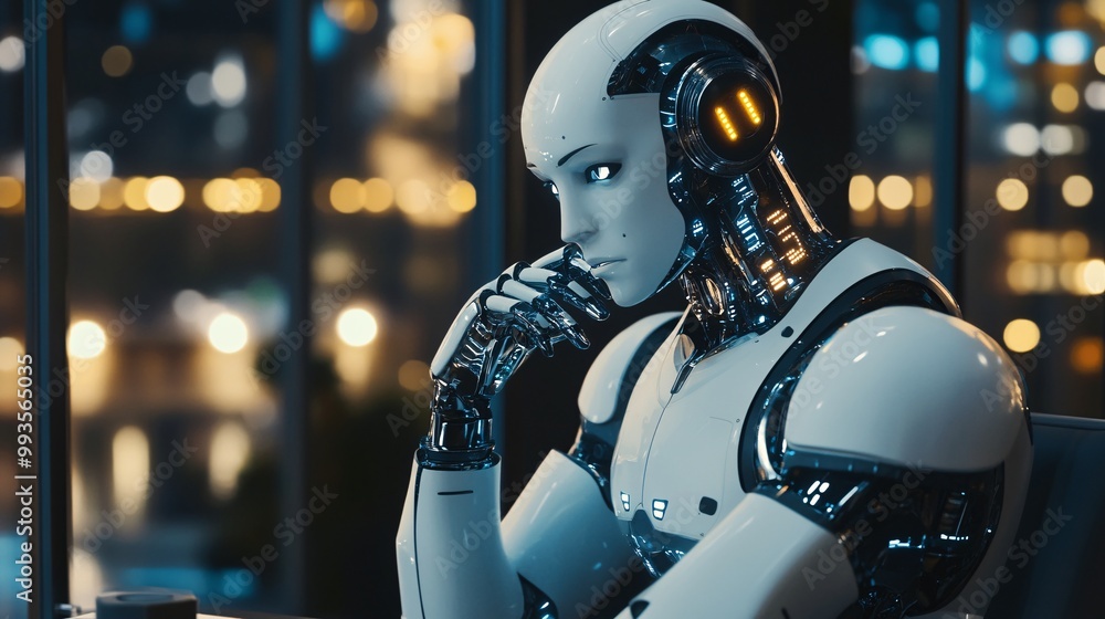 Futuristic AI Advisor Providing Insights on Bankruptcy and Financial Planning Futuristic AI Advisor Providing Insights on Bankruptcy and Financial Planning