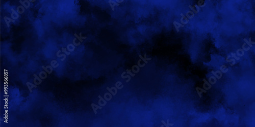  abstract cloud and vapor texture background. Black and blue smoke aquarelle smudge illustration smooth grungy smokey light pastel colors ink glow. blue color powder explosion .