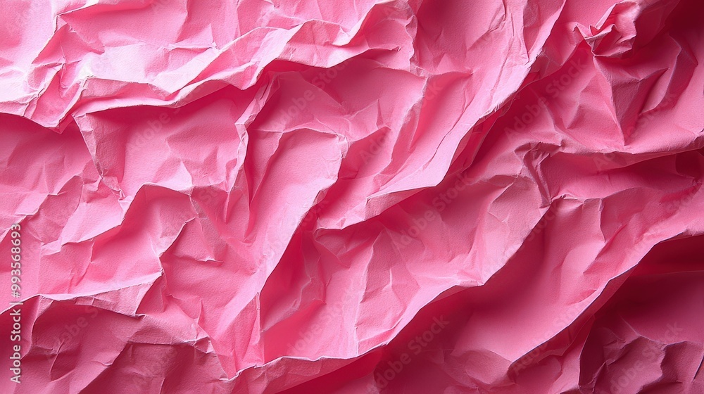 Crumpled Pink Paper Texture: Abstract Background for Creative Designs Crumpled Pink Paper Texture: Abstract Background for Creative Designs
