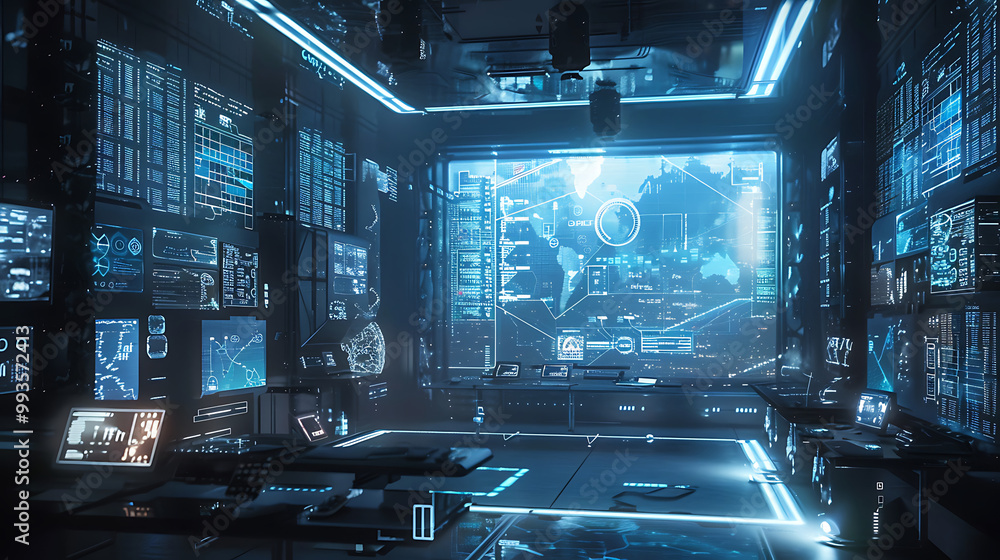 Obraz premium future technology