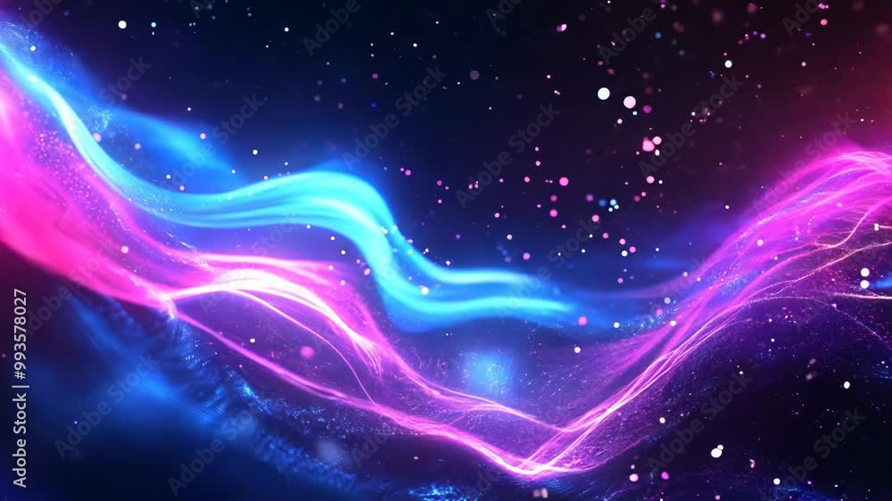 Ethereal Cosmic Wave Abstract Ethereal Cosmic Wave Abstract
