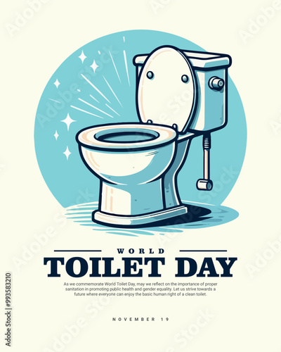 World Toilet Day social media post banner template