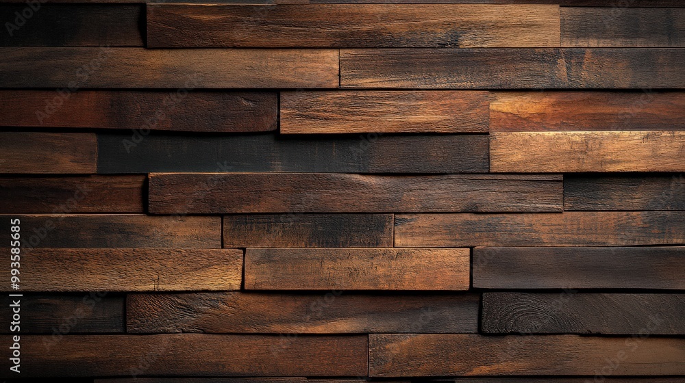 Naklejka premium Abstract dark wooden texture background