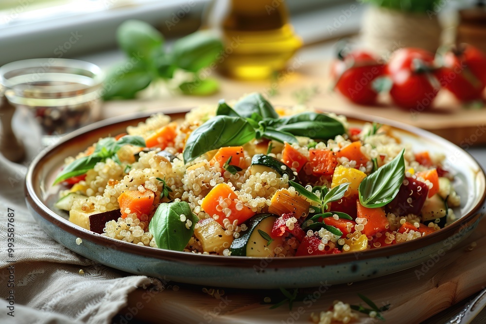 Quinoa Salad with Roasted Vegetables Quinoa Salad with Roasted Vegetables