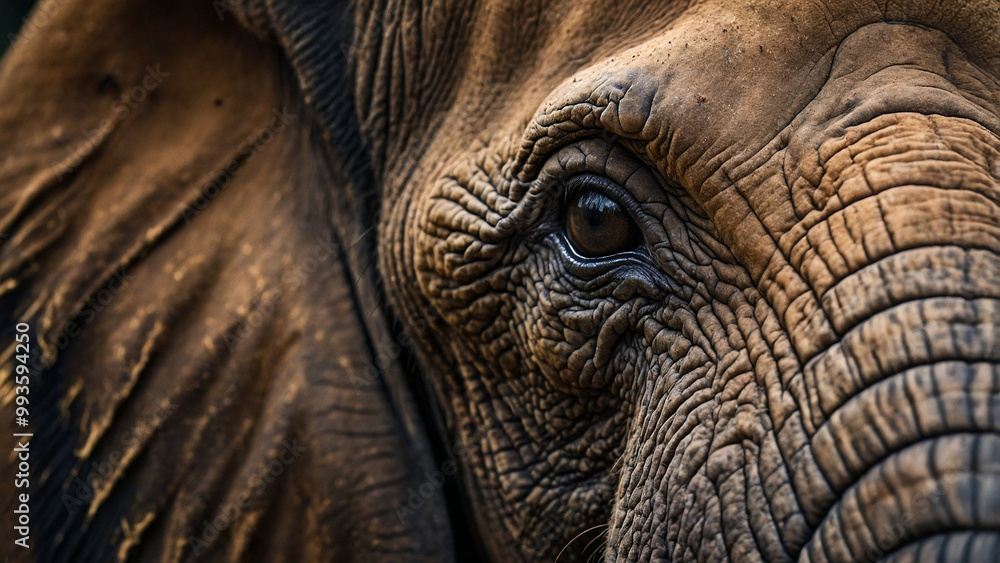 extreme close-up macro elephant's eye high resolution extreme close-up macro elephant's eye high resolution