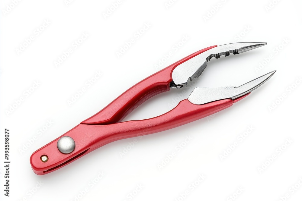 High-Quality Pliers for Professional Use in Handyman and DIY Projects isolated on White Background High-Quality Pliers for Professional Use in Handyman and DIY Projects isolated on White Background