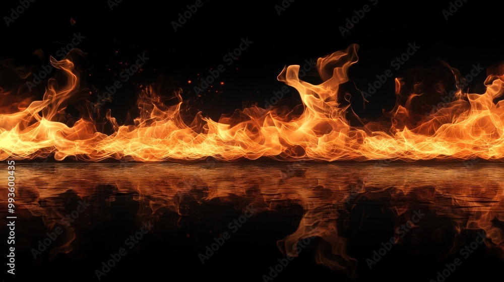 Fiery Background with Space for Text or Product Placement Fiery Background with Space for Text or Product Placement