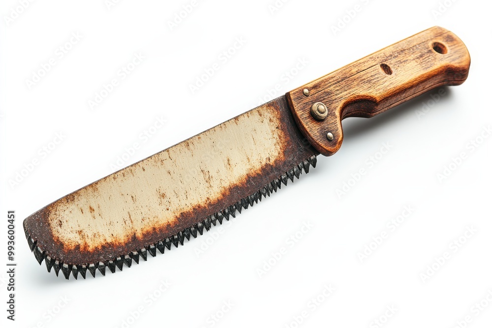 High-Quality Saw Image for DIY Projects and Crafting isolated on White Background High-Quality Saw Image for DIY Projects and Crafting isolated on White Background