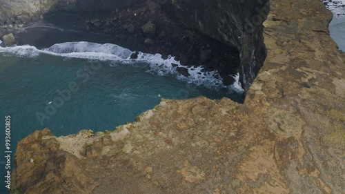 Cliffs of Dyrhólaey in Vik, Iceland