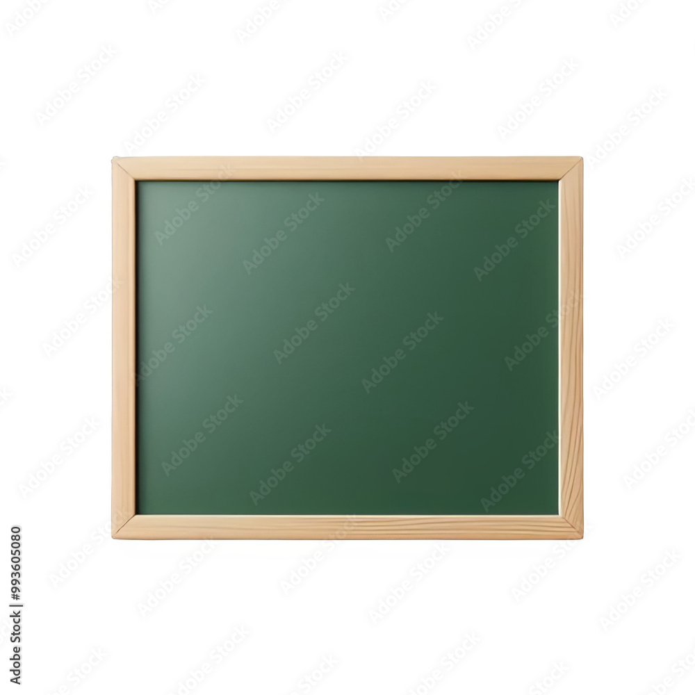 Green chalkboard isolated on transparent background Green chalkboard isolated on transparent background