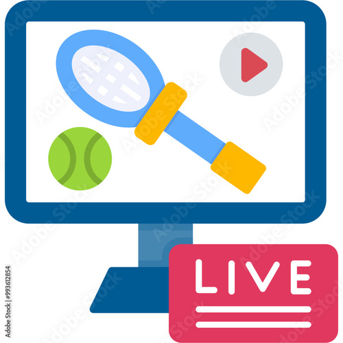 Tennis Live Streaming Icon