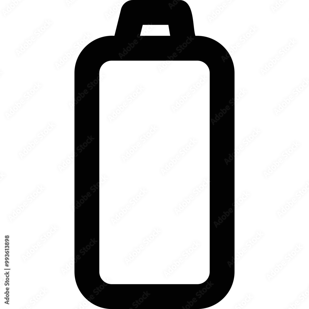 Simple vector icon dead battery Simple vector icon dead battery