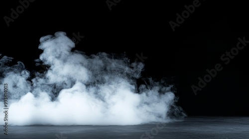 Mystic Shrouded Atmosphere with Billowing Smoke or Fog