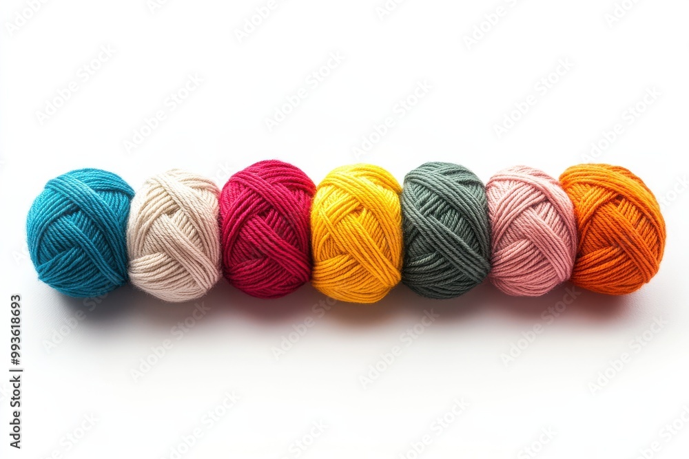 Premium Quality Yarn Image Perfect for Crafting and Design Projects isolated on White Background Premium Quality Yarn Image Perfect for Crafting and Design Projects isolated on White Background